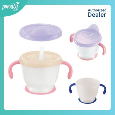 Richell AQ Step Up Training Mug Set R สี Pink